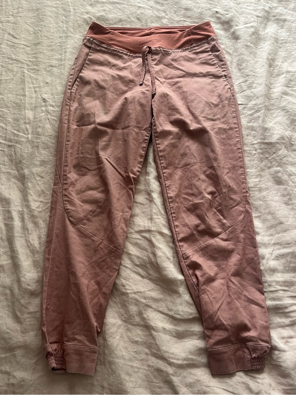 Women’s Patagonia Hampi Rock Pants, Hemp Joggers, Dusty Rose, XS